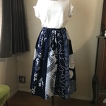 浴衣リメイク パッチワークスカート⑵