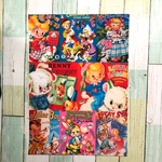 デザインペーパー☆色々なレトロアニマル＆ボーイ＆ガール    ♡10枚セット  