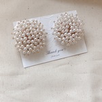 期間限定SALE♡再販‼︎おおぶりつぶつぶパールピアス♡