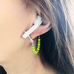 PodsTail イヤーフック (Green Apple)☆AirPods 落下防止☆