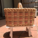 値下げ！エコクラフトカゴバッグ