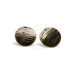 ERG-955-G【4個入り】エポキシラウンドピアス,Epoxy Round Earring Post