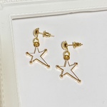 桃色ユニコーンのピアス