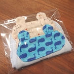 汗取りパッドポケット付 クマ耳3点セット