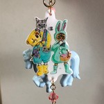 遊園地でバイトにゃん　キーホルダー