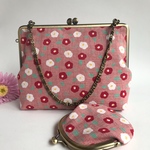 kiyon*様オーダー品 がま口御朱印帳バッグ &がま口小銭入れ