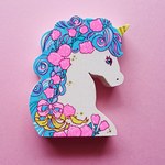 木工☆ユニコーン(左向きブルー)