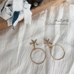 ヒトデフープピアス/イヤリング