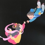 七夕織姫と彦星の逢瀬★保育壁面飾り★保育士幼稚園の先生応援♪保育園でお店で壁飾りに