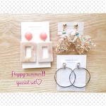 送料無料♪happy summer‼︎ special set♡⑤【イヤリング】