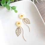 再再販♡ひまわり イヤリング or ピアス(イエロー)