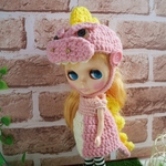 【リクエスト】[ピンクの怪獣ワンピ２点セット]ブライス アウトフィット Blythe