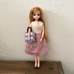 リカちゃん 服 ワンピースとバッグ  2点セット