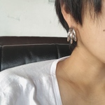 3連フープピアス ☆シルバー☆