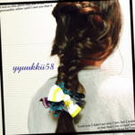 【送料無料】☆もしゃもしゃニットのヘアゴム