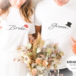 2枚セット Bridal 名前入り Tシャツ wedding 前撮り 結婚式 二次会