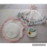 ＊ブライスアウトフィット＊３点セット＊ワンピース・帽子・バッグ＊ blythe outfit＊ブライス ＊4