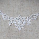 ケミカルレースモチーフ 4枚セット 15cm 花 白 (MSYA51WHJL00)