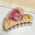 押し花バンスクリップ