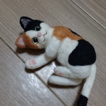 羊毛フェルト  三毛猫ちゃん