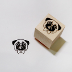 おすましパグ顔はんこ