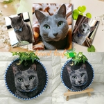 羊毛フェルト刺繍オーダーメイド(小・中型犬、猫など)
