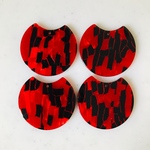 【AY】Multi Color Circle Pendant Tops