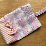 【c様オーダー品】★シューズバッグ＊ユニコーンキャッスルが可愛い☆ピンク★