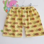 夏にピッタリ 手拭い ズボン(パイナップル柄)