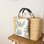 再販です♪  tiny bag *⚮*ミナペルホネンファブリック tanpopo bluegray色使用*⚮*