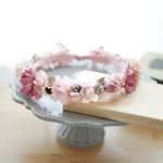 再販♡baby  flower  crown〜ミスティーピンクのベビー&キッズ花冠