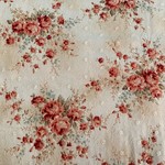 【SALE】２ｍ 豪華なレース地　花ブーケ柄   !一部焼けあり!