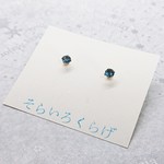 ロンドンブルートパーズ*プチピアス