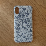 *受注製作*ミナペルホネン*galileo*ベージュ×チャコール*mina perhonen*iPhoneケース*iPhoneカバー*スマホケース*スマホカバー