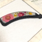 押し花バナナクリップ