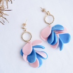 peacock ピアス/イヤリング（pink）