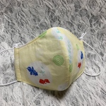 立体マスク  和柄 金魚 ye  裏生地ｼﾙｸ