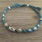 【メンズ】　ブレスレット　ブルー  BU2/M