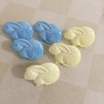 ヴィンテージボタン　うさぎ
