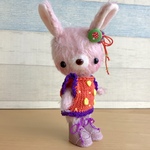 ぬいぐるみ♪お洒落セーターのうさぎちゃん！