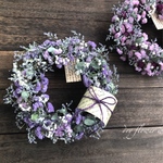 SALE◇dry flower ◇パープルスターチスとブルーファンタジアのリース