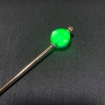 ウランガラス 玉かんざし