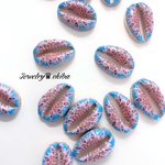 カウリシェル colorful blue cabochon コネクター💙8pcs💙