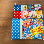 【mi様オーダー品】はいから横町のぺたんこポーチ