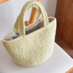 《SALE》シンプルトート（丸底）・レモン