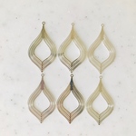 Silver Designed Diamond Shaped Parts