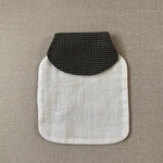 赤ちゃんの背中に♡ 汗取りパッド 《チェック グレー》