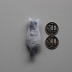 羊毛＊サバトラ白猫さんのブローチ🐈