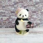 羊毛フェルト お出かけパンダさん🐼①