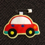 再販7★赤い車の名札